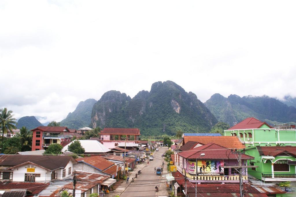 Malany Villa 1 Vang Vieng Habitación foto